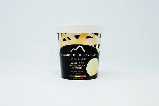 Glace Vanille de Madagascar & de Tahiti 473ml